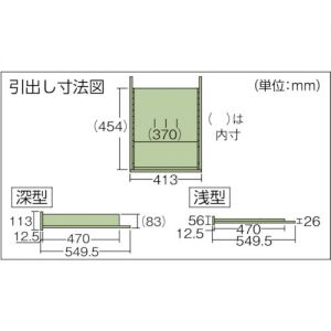 Trusco 重型工作台“TW型3000kg样式”（带三方幕板·3层抽屉柜·锁柜）