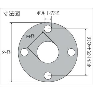 Trusco 法兰垫料10K（外封） TFPS-10K-A-30系列