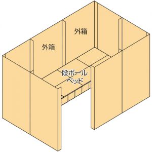 Trusco 瓦楞纸板隔断 TNDP158009NA