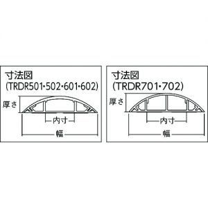 Trusco 配线线槽 1m长 TRDR-1系列