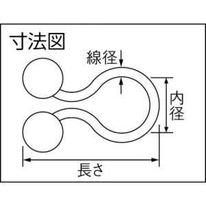 Trusco 扣式扭线环（100个装） TT系列