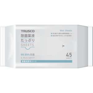 Trusco 除菌药液擦拭片 45枚