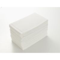 Trusco 台布 30×60cm 白色（100枚入） 100%人造丝