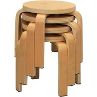 Trusco 木制圆凳 自然色