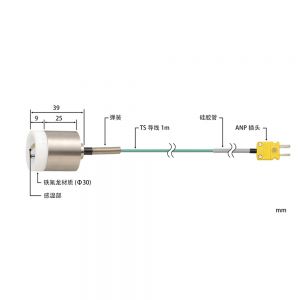 安立计器 ANRITSU-METER 自重式表面温度传感器 WE系列