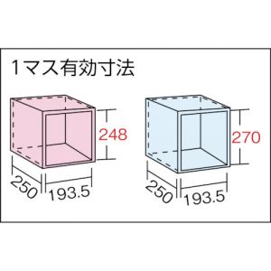 Trusco 分拣架“KB型”（螺栓型、带防溢功能·100kg型·宽875mm）