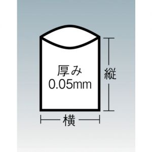 Trusco 小型商用塑料袋 厚0.05mm 透明 A系列