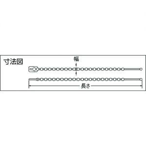 Trusco 珠形扎带（100根装） TRTV系列