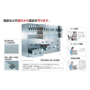 Trusco 抗震化学药品储藏柜“SYW型”用隔板