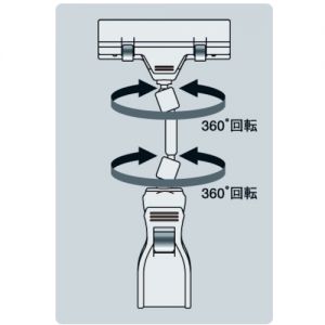 Trusco 支架型夹子“Clicks” 不带磁铁