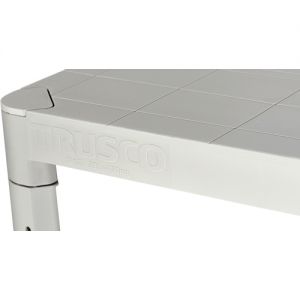 Trusco 塑料货架 高1371mm-4层型 带4个角套 霓虹灰