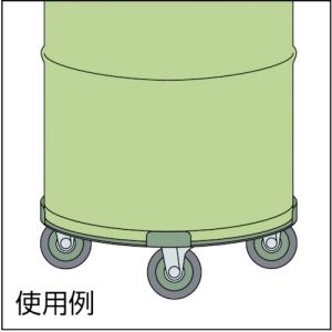 TRUSCO 圆形台车（4点导槽型） 带制动器 RB-S系列