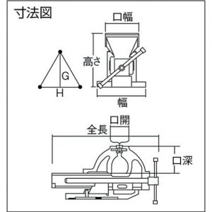 Trusco 导轨台虎钳（轻量型）