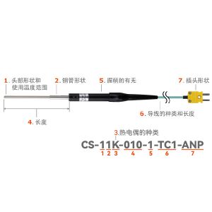 安立计器 ANRITSU-METER 微小表面用温度传感器 CS系列