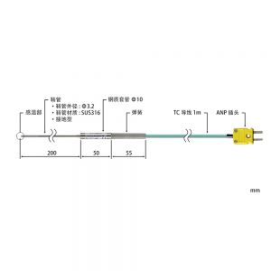 安立计器 ANRITSU-METER 套管型温度传感器 B系列