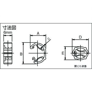 Trusco 紧凑型电缆夹（20个装） THKU系列