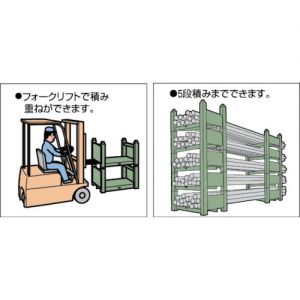 Trusco 长尺寸货品保管架（可堆叠型） VRB系列