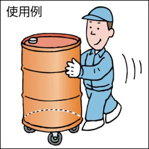 TRUSCO 圆形台车（上置型） 带制动器 RA-S系列