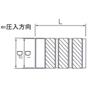 Trusco 埋入螺母 5个入