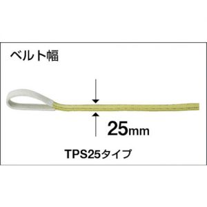 Trusco 聚酯纤维吊索（JIS3级·两端索眼形） TPS25系列