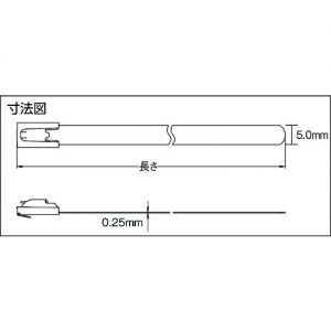 Trusco 不锈钢扎带 可去除型 STB5系列