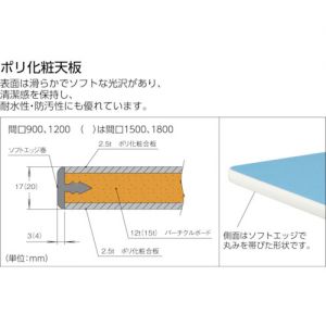 Trusco 轻型工作台（BO型180kg样式·带薄型2段抽屉）