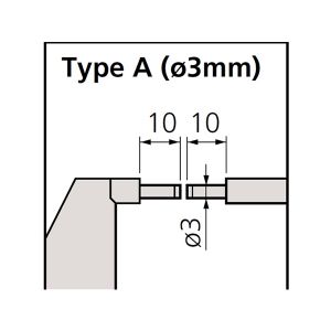 三丰 Mitutoyo 331系列花键千分尺 SPM-25MX