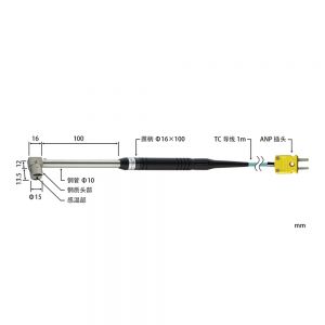 安立计器 ANRITSU-METER 静止表面用温度传感器 A系列