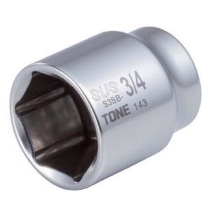 前田 TONE 不锈钢套筒（9.5mm，英制） S3SB系列